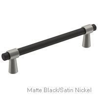 Matte Black/Satin Nickel